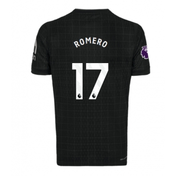 Billige Fotballdrakt Tottenham Hotspur Cristian Romero #17 Replika Bortedrakt 2025-26 Kortermet